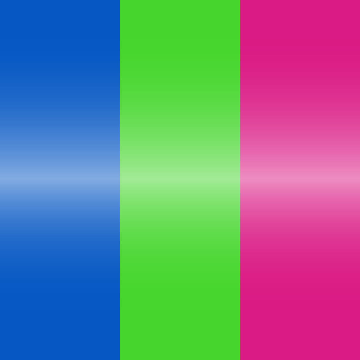 Blue Green Purple