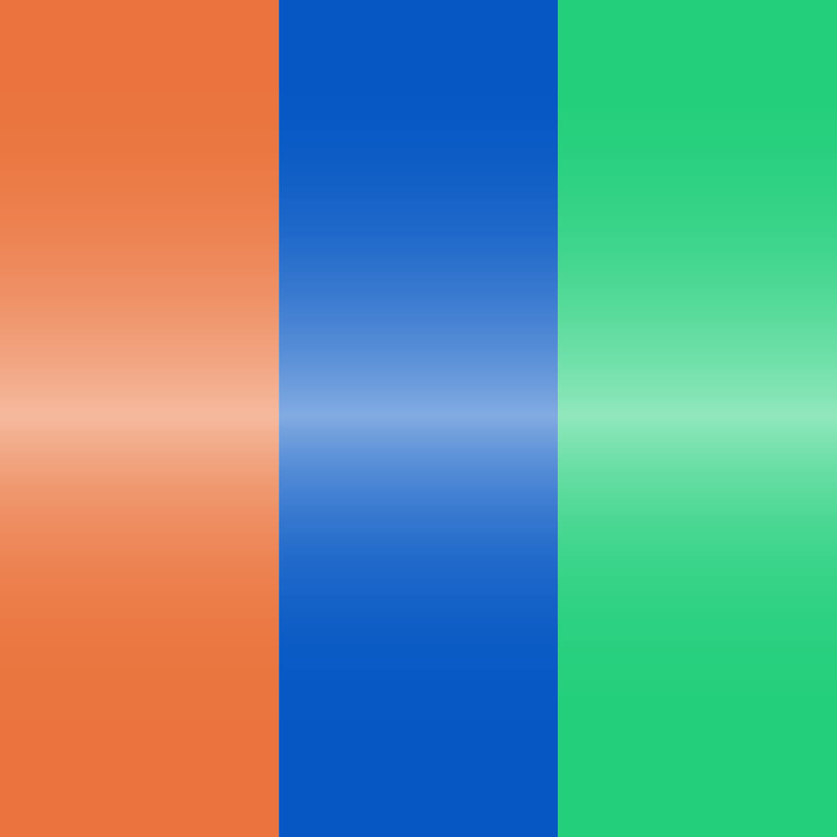 Orange Blue Green