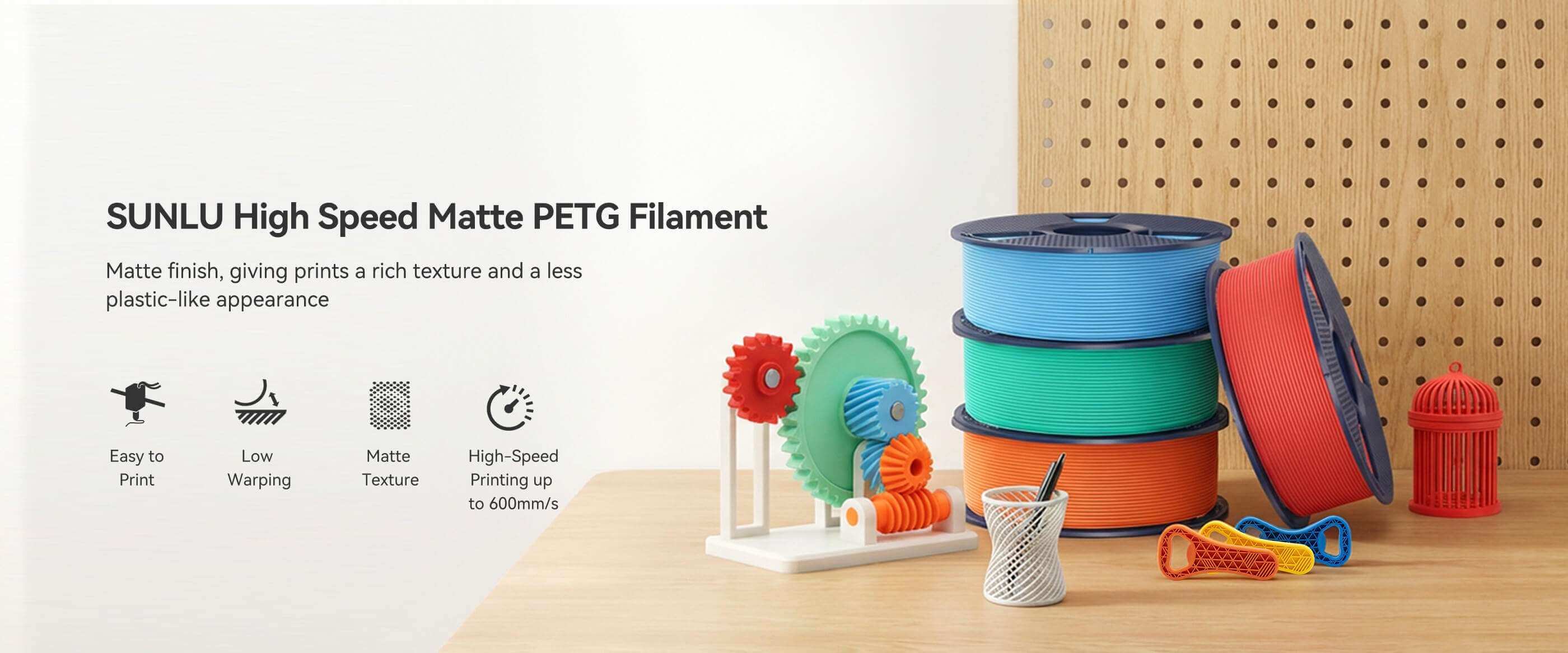 High Speed Matte PETG Overview