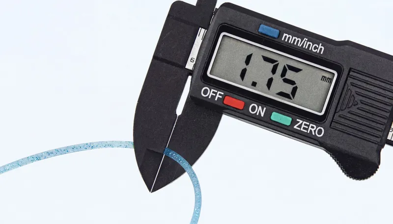 1.75 ± 0.02 mm diameter tolerance, high printer compatibility