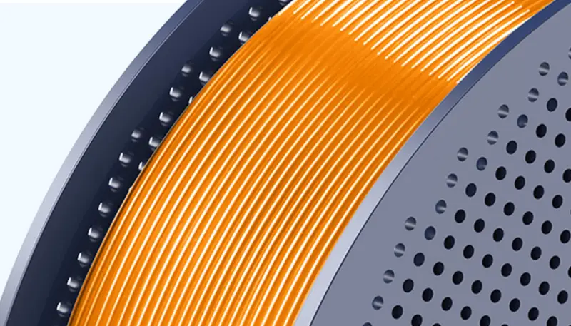 Neat filament winding reduces tangling and nozzle clogging risk