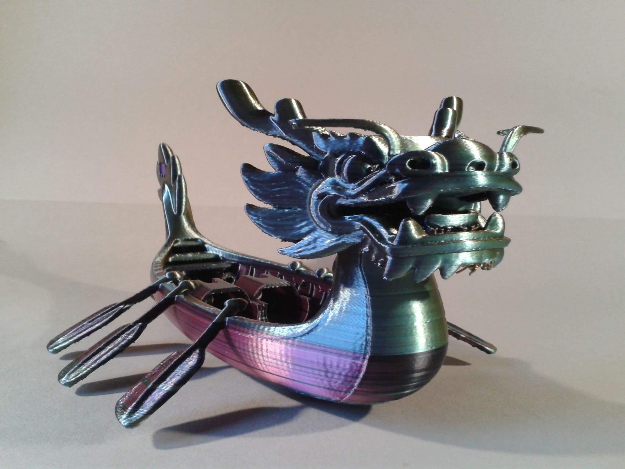 My print of "RC Paddling Dragon Boat" - image 4