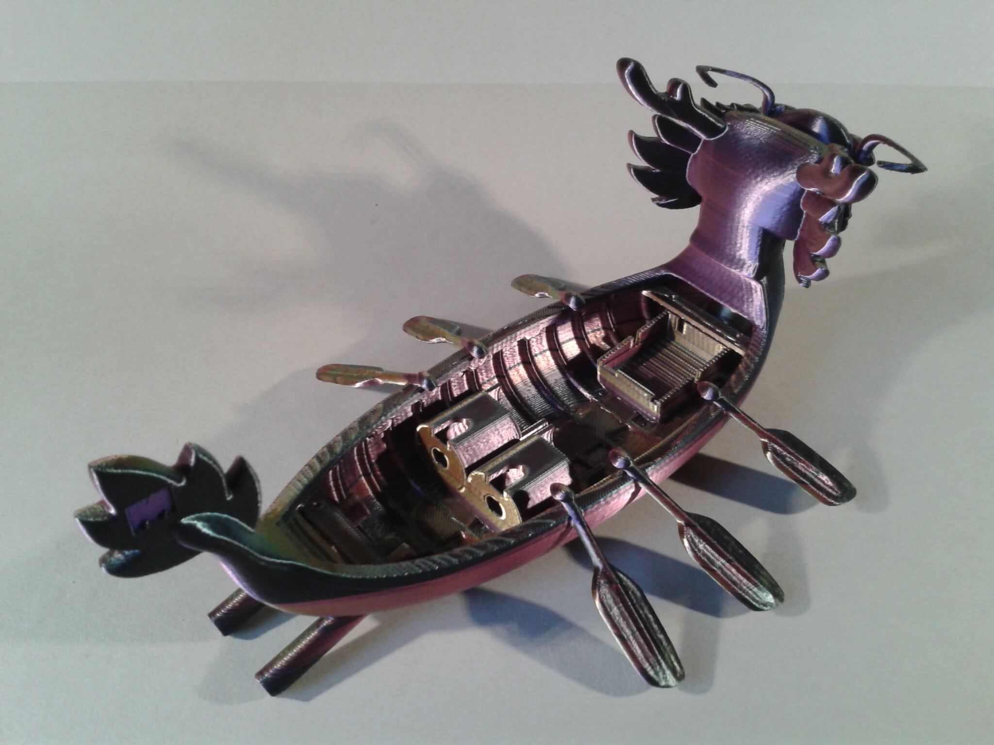 My print of "RC Paddling Dragon Boat" - image 3