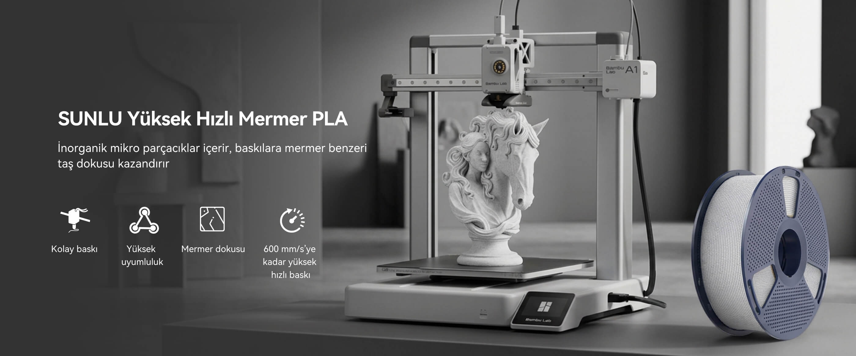 Yüksek Hızlı Mermer PLA Genel bakış
