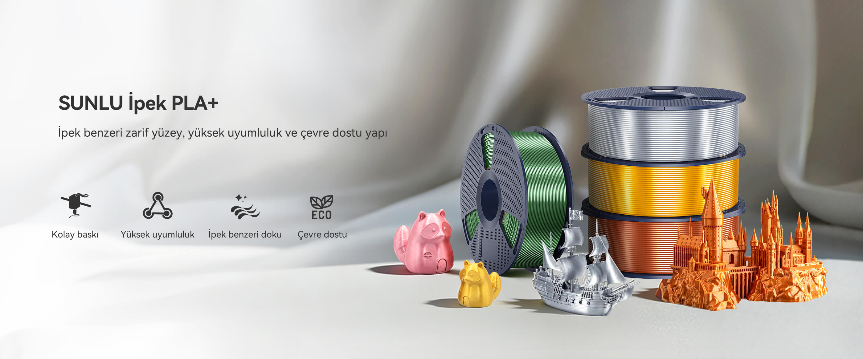 İpek PLA+ Genel bakış