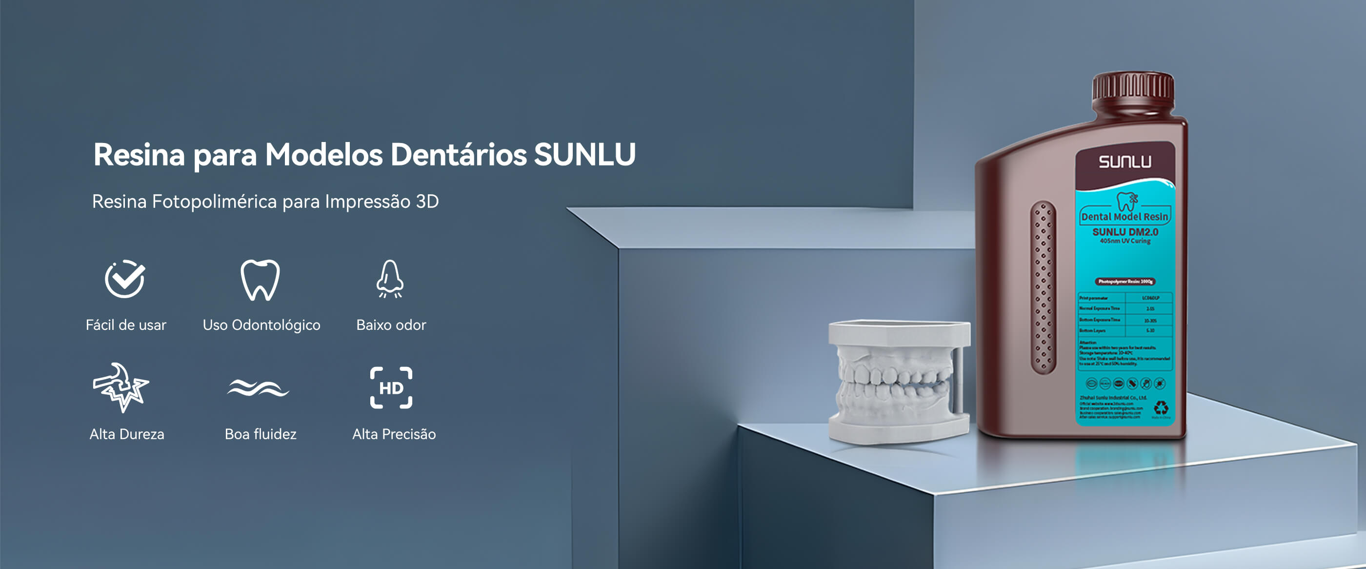 Resina para Modelos Dentários Visão geral