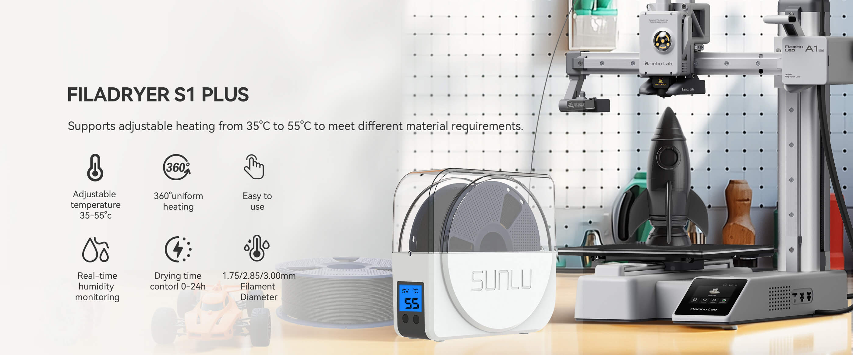 FilaDryer S1 Plus 製品概要