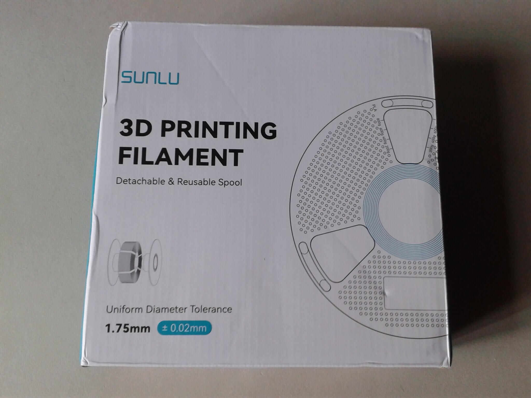 Filament spool (from the 30/30 daily check-in) safely received - image 4