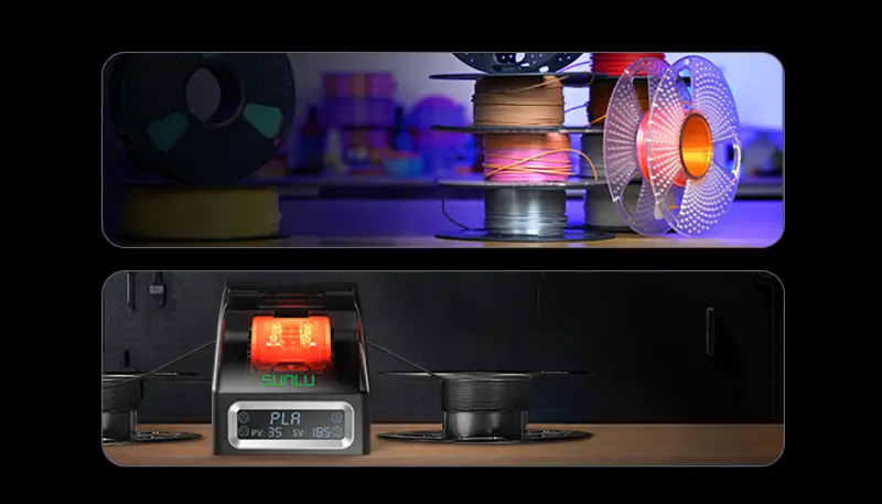 Compatible avec divers filaments, fusion en un clic