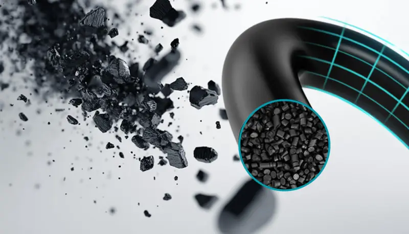 El Carbon Fiber PLA es un PLA reforzado con fibra de carbono que produce impresiones ligeras con alta resistencia