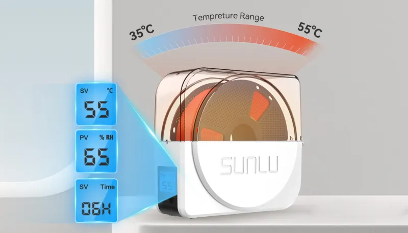 Duas sondas de temperatura para monitoramento simultâneo da temperatura da câmara interna e do elemento aquecedor, permitindo controle térmico mais preciso e maior segurança ao evitar superaquecimento.