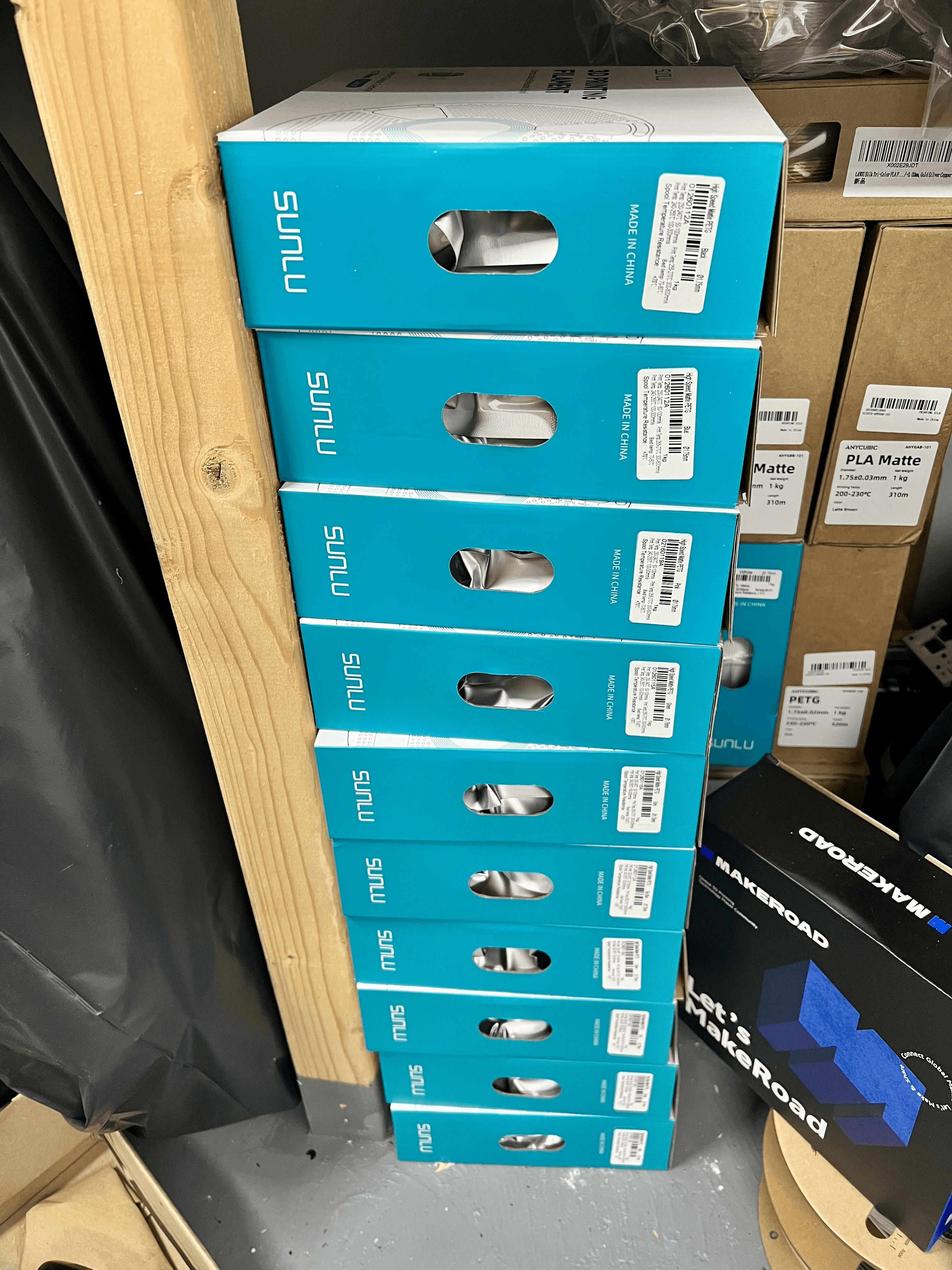 From cupboards to the floor: The filament storage struggle is real (and 100 more rolls are on the way...) - image 1