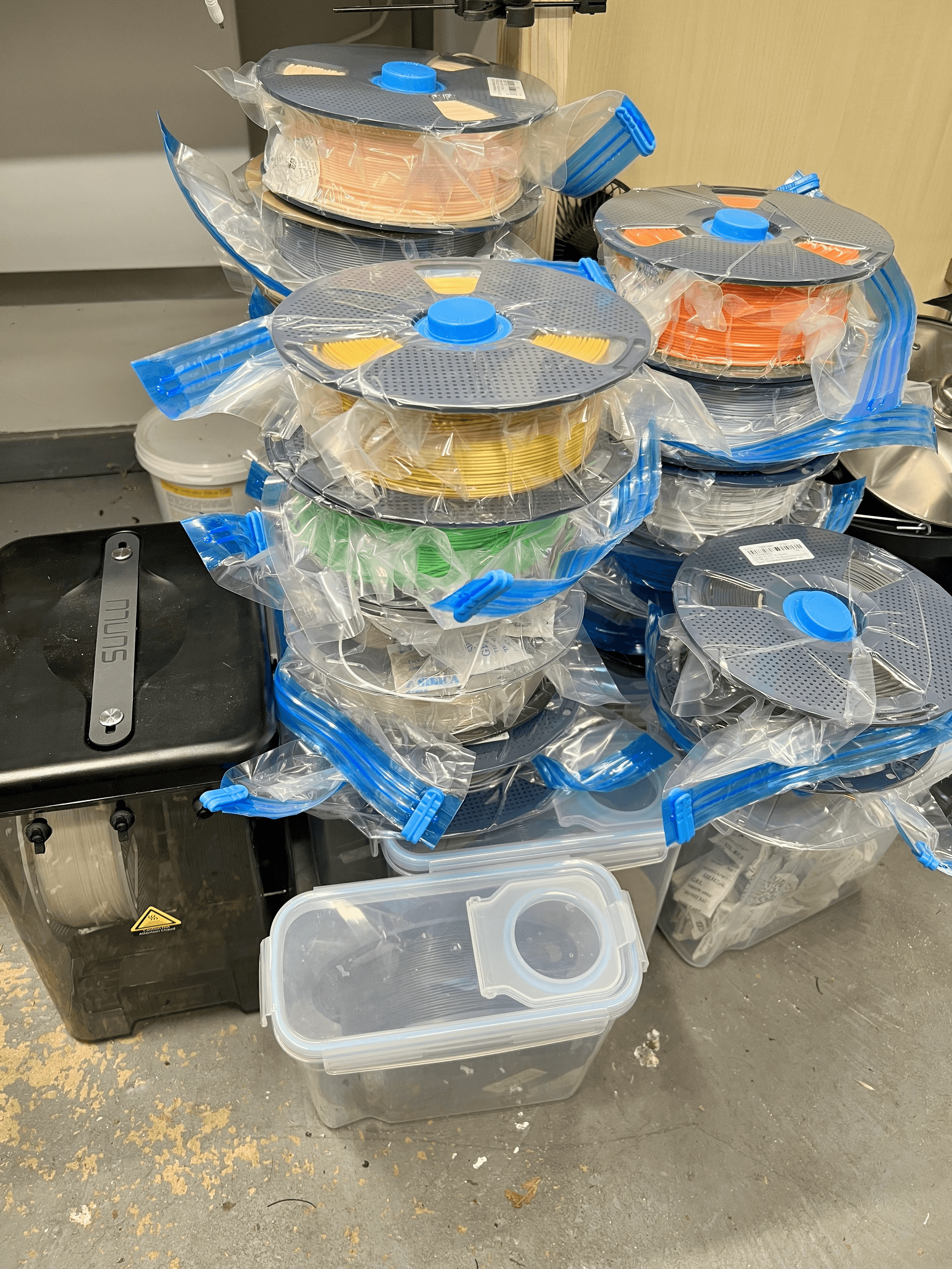 From cupboards to the floor: The filament storage struggle is real (and 100 more rolls are on the way...) - image 2