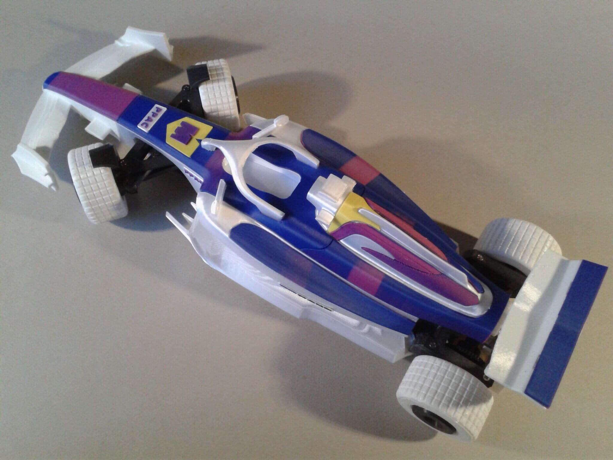 My assembly of the "MAKEROAD F1" model I printed, using the "MAKEROAD RC Car Electronics Kit" I received - image 6