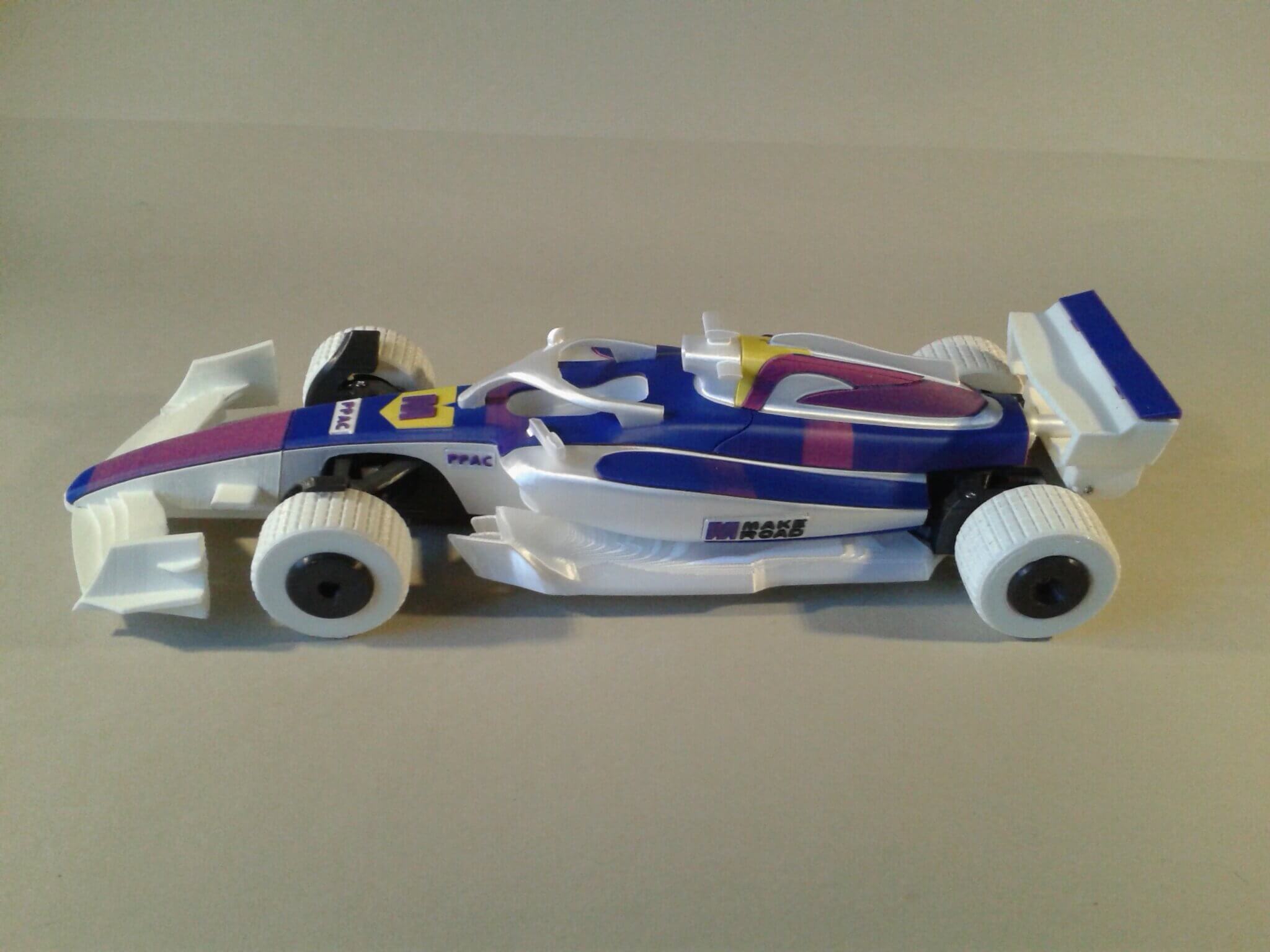 My assembly of the "MAKEROAD F1" model I printed, using the "MAKEROAD RC Car Electronics Kit" I received - image 3
