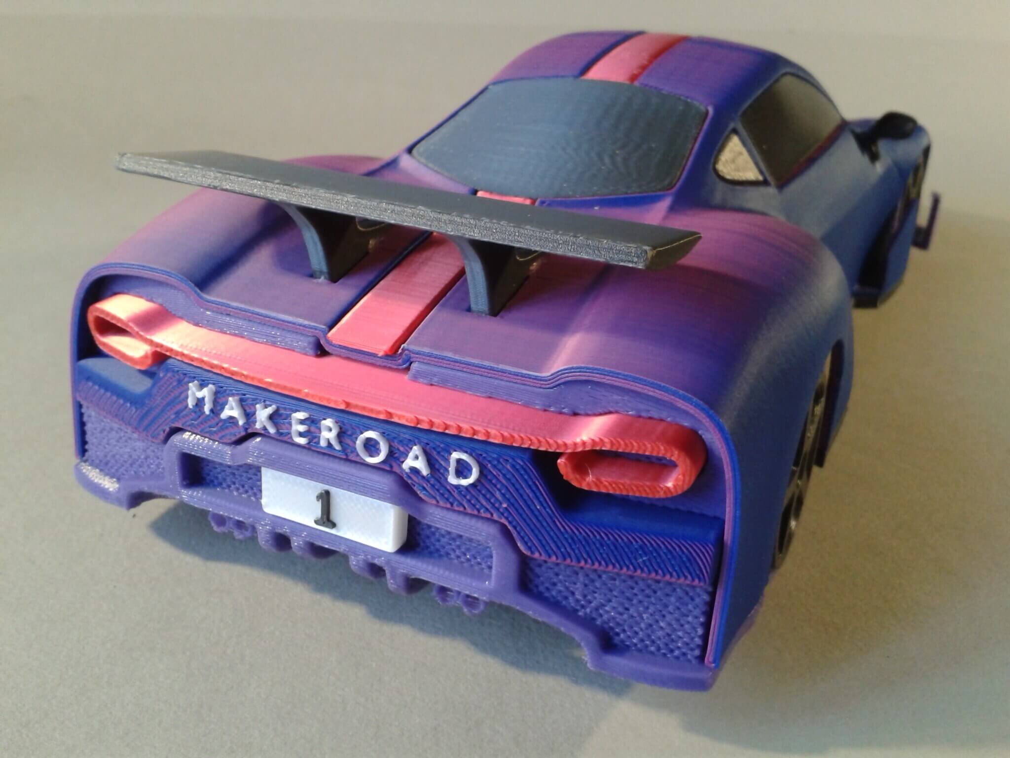 My assembly of the "MAKEROAD GT" model I printed, using a "MAKEROAD RC Car Electronics Kit" I received - image 7