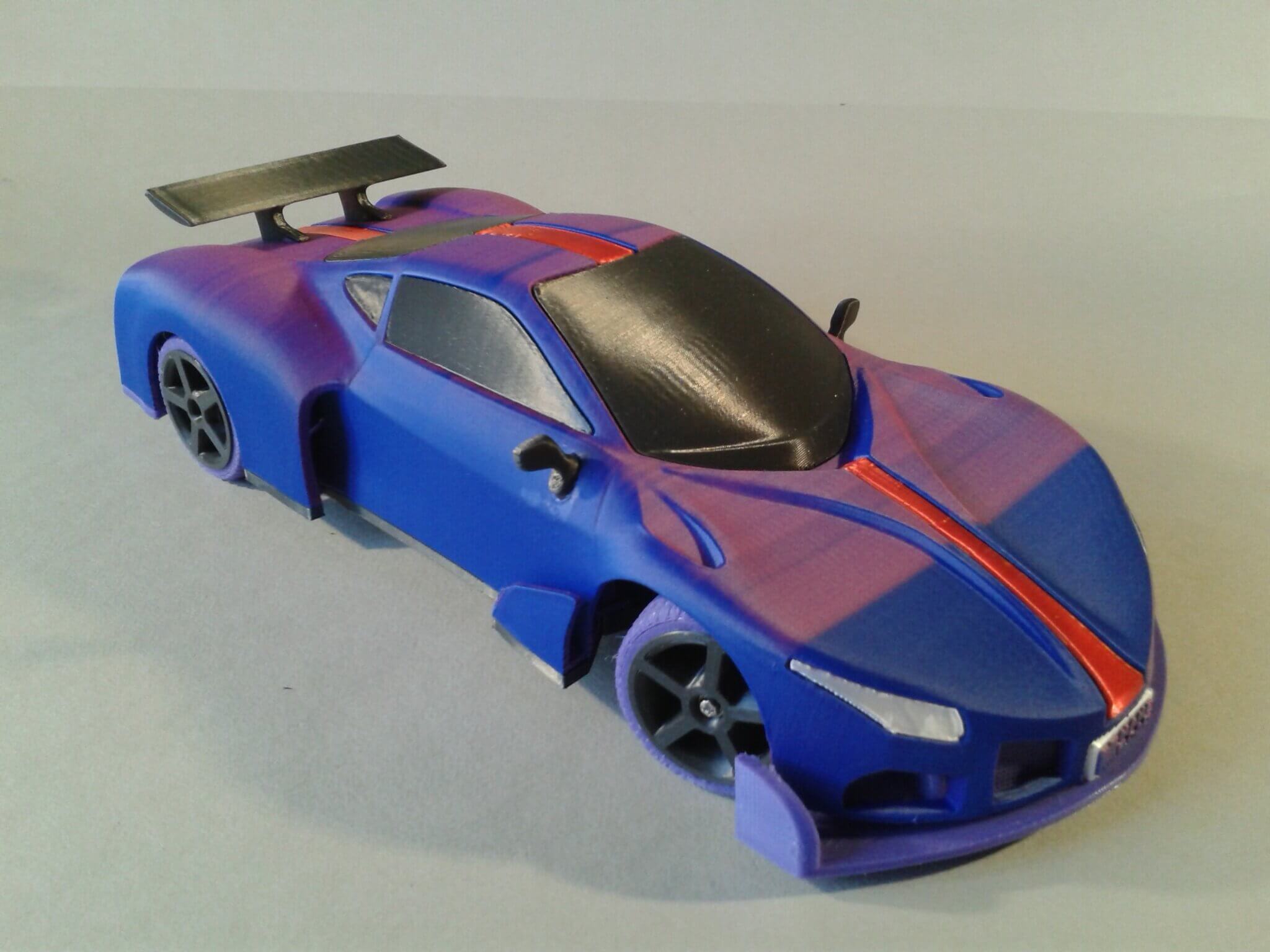 My assembly of the "MAKEROAD GT" model I printed, using a "MAKEROAD RC Car Electronics Kit" I received - image 4