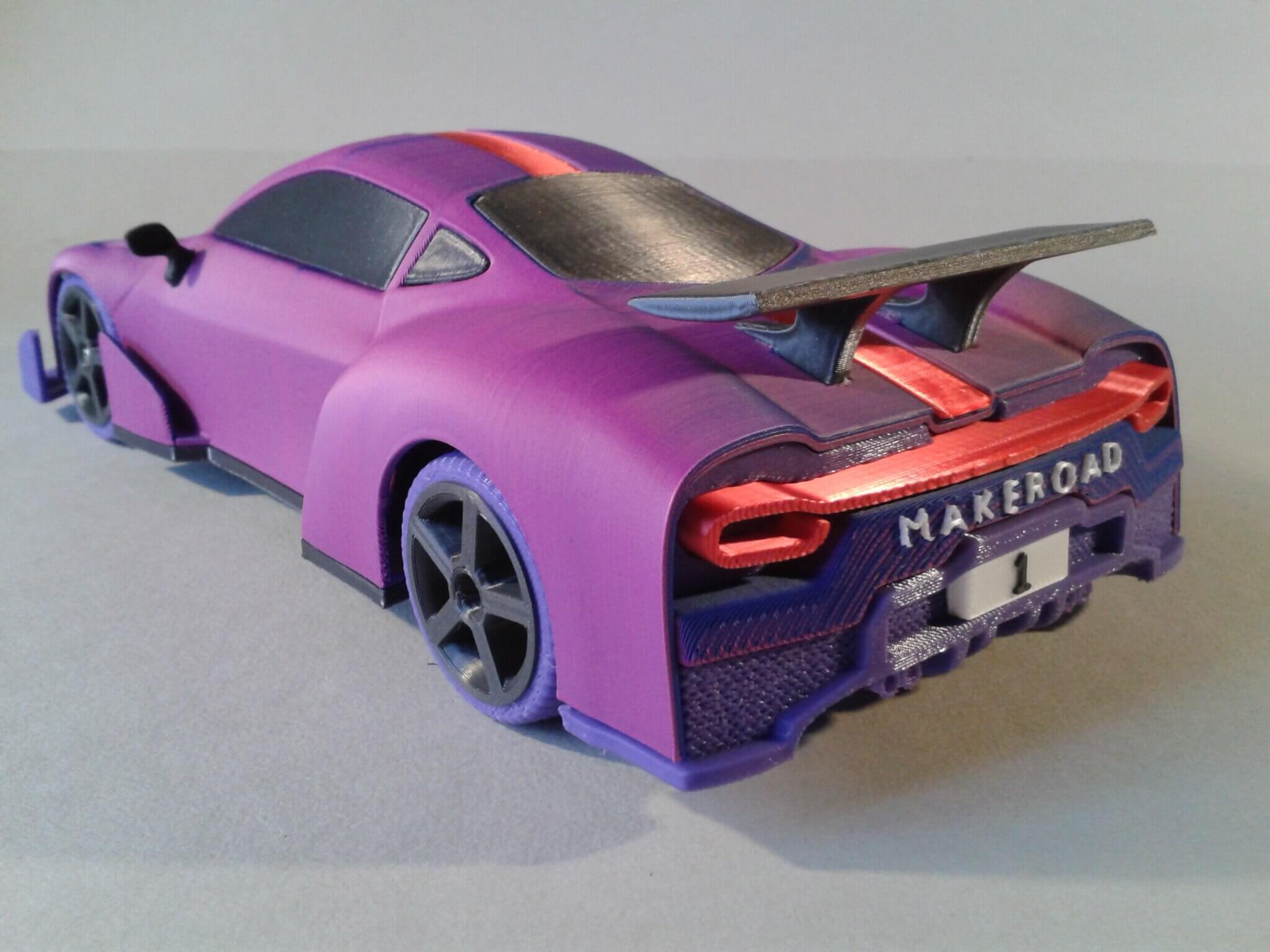 My assembly of the "MAKEROAD GT" model I printed, using a "MAKEROAD RC Car Electronics Kit" I received - image 6